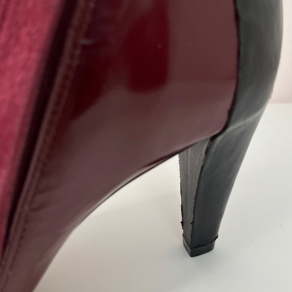 Suede & Patent Leather Booties - Picture 9 of 13
